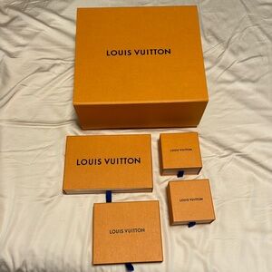 Authentic Louis Vuitton boxes bundle